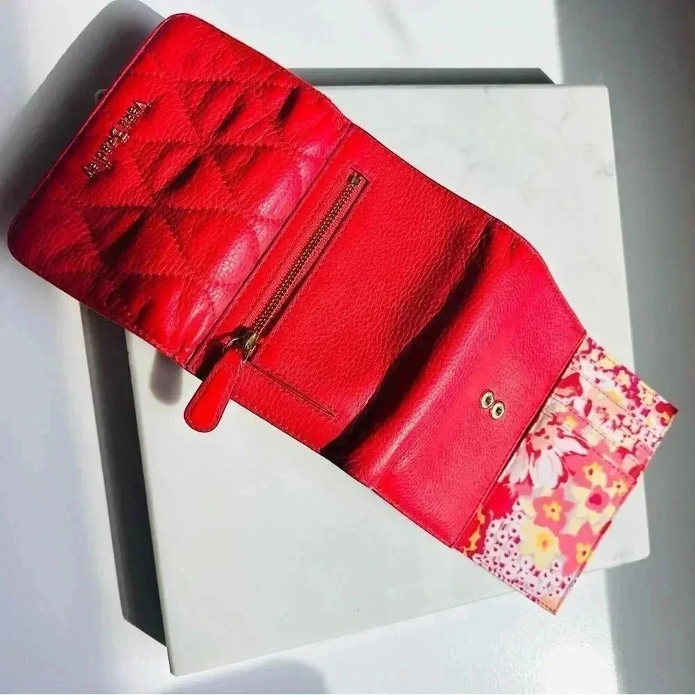 Vera Bradley Leather Riley Compact Wallet - Picture 5 of 6